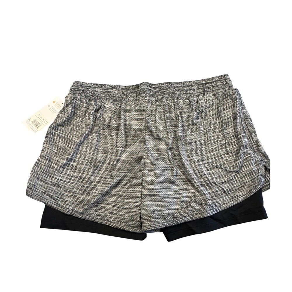 Champion C9 DuoDry+ Women's 2-in-1 Running Shorts Size L Gray NWT - Picture 6 of 12